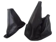 Gear Hi-low Handbrake Boot For Toyota Land Cruiser J120 2003-08 Leather