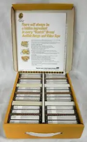 Scotch "Cassette System" Set, 22 AVC60 Tapes + 2 AVC30 + Index Sheet, New, NIB