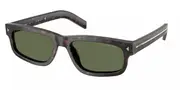 Prada PR B11SF Asian Fit Polarized 17N20G Men's Sunglasses Tortoiseshell Size 57