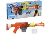 Nerf Fortnite HR Dart Blaster Ruff Wrap Design 6-Dart Elite Clip Fire Gun Play