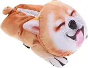 ETHZZLE Cute Dog Tissue Holder Adorable Plush Napkin Dispenser for Car Office Bathroom Creative Animal Design with Generous Capacity for Home Decor