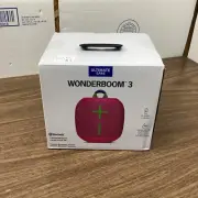 WONDERBOOM 3 Ultimate Ears, Portable Bluetooth-Speaker,Waterproof + Floats, New.