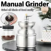 Manual Stainless Steel Bean Grinder Household Coffee Rice Sesame Mill Hand Crank