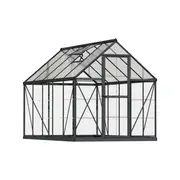 Maze 6' x 10' Hybrid Greenhouse - Grey Frame
