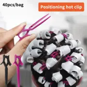 40Pcs Grip Sectioning Clips For Styling Positioning The Hair Iron Reliable Tools