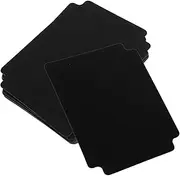 MUSISALY 10Pcs Trading Card Dividers Durable Card Separator for Storage Boxes Easy Sorting Categorization for Card Games Collectors Sleek Design Black
