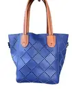 LOUENHIDE Baby Bermuda Tote Bag Vegan Leather Royal Blue NWT Lightweight