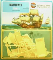 1973 Airfix Historical Series Sailing Ship Mayflower Small Scale Series 1 Carded