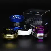 NRG STEERING WHEEL BALL LOCK QUICK RELEASE GEN 2.1 PYRAMID STUDDED RING BLACK