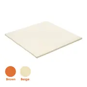 Playpals Kids Play Mat Baby Crawling Soft Leather Cover Foam Padding Beige/Brown