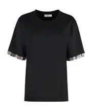 sequin-detail T-shirt S Black