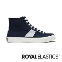 在飛比找PChome24h購物優惠-ROYAL ELASTICS ZONE HI 深藍帆布鞋 (