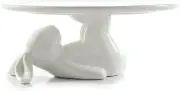 Cupcake Stand, Easter Decorations, Ceramic Dessert Plates for Eggs and Cookies,