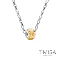 在飛比找momo購物網優惠-【TiMISA】琉璃串珠 超值任選 純鈦項鍊(M02O)