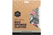 Eco Sponge Cloths Hawaiian Hibiscus Collection, Set of 2