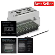 Full-Featured 3mm Humidity Dome Kit with LED Grow Lights & Seedling Tray