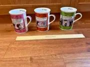 Danbury Mint Peanuts by Charles Schulz Calendar Mug Snoopy Coffee Cup Lot of 3