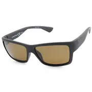 Jetpilot Dagger Matte Black/Brown Polarised Floating Sunglasses S20995