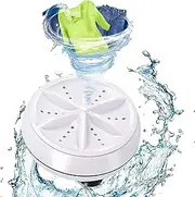 3 in 1 Automatic Mini Washing Machine,Portable Mini Washing Machine,with USB Powered Portable Ultrasonic Turbo Sterilization, Suitable for Sink, Business Trip, Business RV, and Apartment /28 (Color :