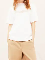 Jacquemus Le T-shirt Raphia in White