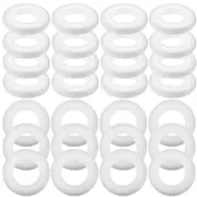 30 Pcs Foam Wreaths Diy Foams Round Rings Foam Circles For Crafts Christmas Party 7.30X7.30X1.70CM