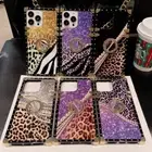 For Samsung S24 S23 S22 S21 S20 S10 Note20 Girl's Leopard Shockproof Case w/Ring