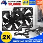 2PCS 120mm USB Cooling Fan Silent Fan Computer Case PC CPU Case DC 5V OFFICE AU