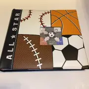 "All Star" Sport Scrapbook Notes Kids Soccer Basketball Baseball Football Cover