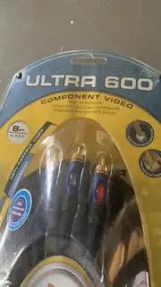 NOS Monster Cable 8 Foot Ultra 600 Component Video Cable THX Certified FREE SHIP