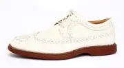 Sperry Gold Cup Bellingham Men's Wingtip White Derby Oxfords Z7372 Size 8.5 M