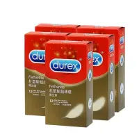 在飛比找momo購物網優惠-【Durex杜蕾斯】超薄裝衛生套12入*5盒