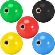 Xunweiad 5-Pack 35MM Joystick Ball Tops M6 Easy-Install Arcade Game PC Game Joysticks Replacement Parts 5 Color
