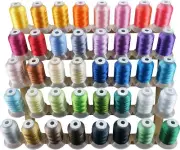60-Spools Wooden Thread Holder Sewing and Embroidery thread (THREAD included)