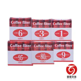 寶馬牌 丸型濾紙 咖啡器具 濾紙 咖啡濾紙 1號、3號、6號、9號、80號、95號 冰滴 周邊耗材 雷霆百貨
