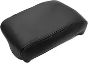 Car Trim Accessories Microfiber Leather Car Interior Center Console Armrest Box Cover Protective Trim for Q3 2013-2018(Black)