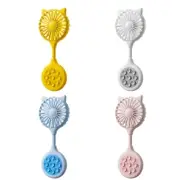 Travel Fan Outdoor Fan Lightweight Fan Plastic Foldable Fan with Suction Cup