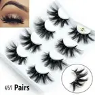 Wispy Cross False Eyelashes 25mm Lashes 3D Soft Mink Hair Eye Lash Extension