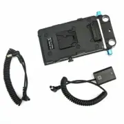 V-mount Battery Power Plate+NP-FW50 DC Coupler+15mm Rod Clamp for Sony A7 A7R II