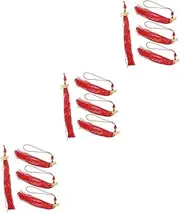 VILLFUL 4pcs Graduation Cap Tassel Elegant Hat Charms for Academic Dress Durable Lightweight Decorations for Graduation Ceremony Design for Celebratory Moments