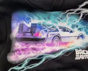 NWT Small 'Back to The Future Premium Men’s Hoodie Universal Front/Back Graphic