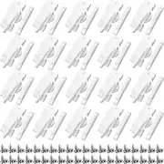 Cam Action Hook Sliding Window Locks - 20 Pack with Screws for Easy Installation
