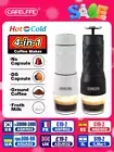 Portable Coffee Machine Hot/Cold Water Manual Espresso Maker Hand Press Brewer
