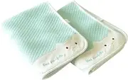 MERRYHAPY Waterproof Sleeping Pad Waterproof Mattress Protector Sleeping Cotton Pad Portable Mat Waterproof Mat for Foam Mats Play Mat Cat Pad Blanket Light Green