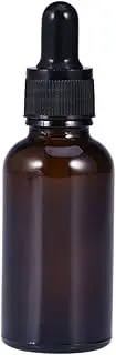GANAZONO Refillable Amber Bottle with Dropper Essential Oil Perfume and Aromatherapy Supplies DIY Blends Tool Durable Easy to Clean and Refill