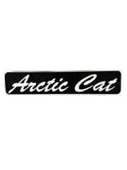 1-Vintage Remake Arctic Cat Sticker (New Black and White Vinyl) 1.75” X 7”