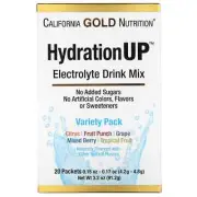 2 X California Gold Nutrition, HydrationUP, Electrolyte Drink Mix, Variety Pack,