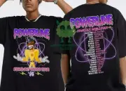 Vintage Powerline Stand Out World Tour Shirt, Powerline Goofy Movie Shirt Double