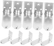 HOMOCONO 10 Pcs Fire Extinguisher Hook Fire Extinguisher Metal Bracket L Shaped Fire Extinguisher Holder Fire Extinguisher Hanger Fire Extinguisher Mount Wall Bracket