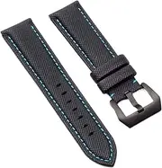 [DJDLFA] 20MM 22MM 24MM 26MM Carbon Fibre Nylon Canvas Watch Strap For Panerai Hamilton TAG OMEGA HEUER Men's Wrist Watch Band Bracelet