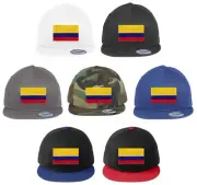 New Era NE400 Snapback Flat Bill Hat/Cap Colombia Flag Patch 7 colors WORLD CUP